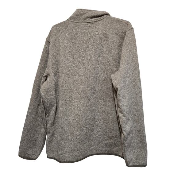 J.Crew Mercantile Brown Fleece Quarter Zip Pullover XL - Picture 2 of 6